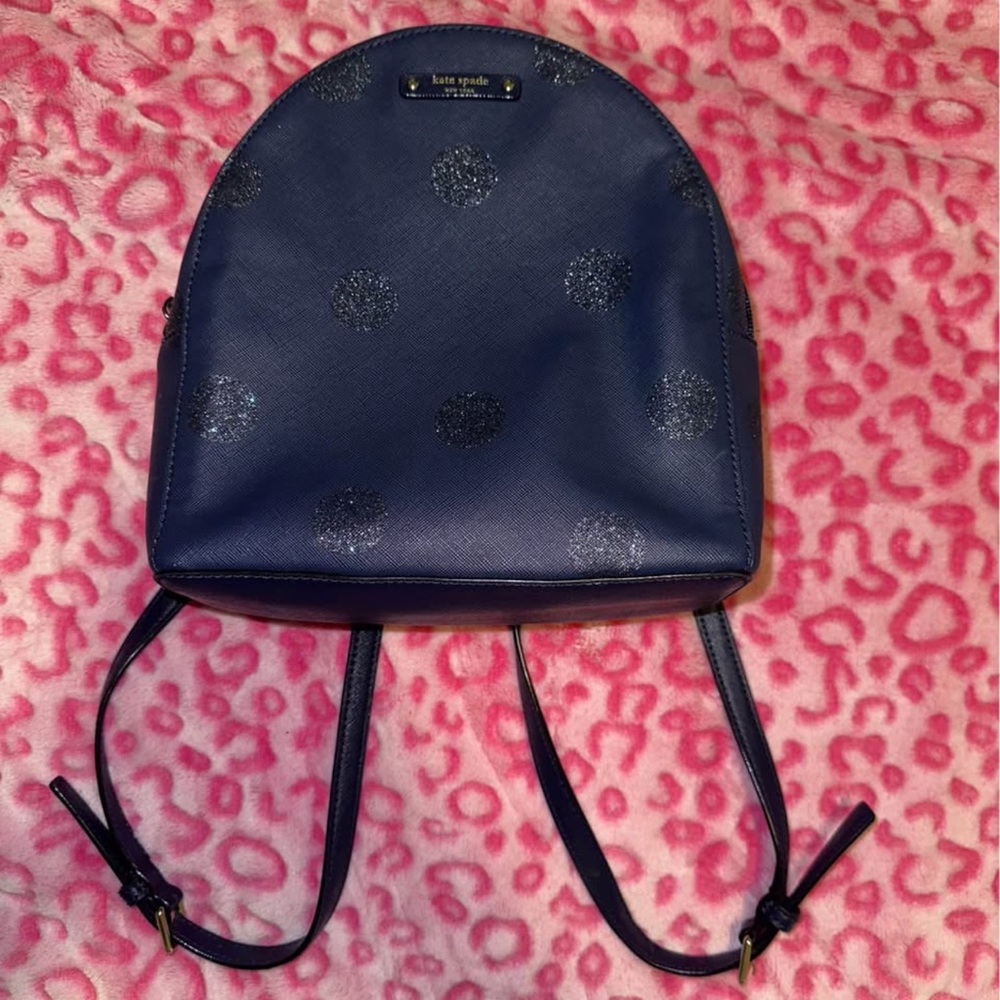 Kate Spade Blue Backpack